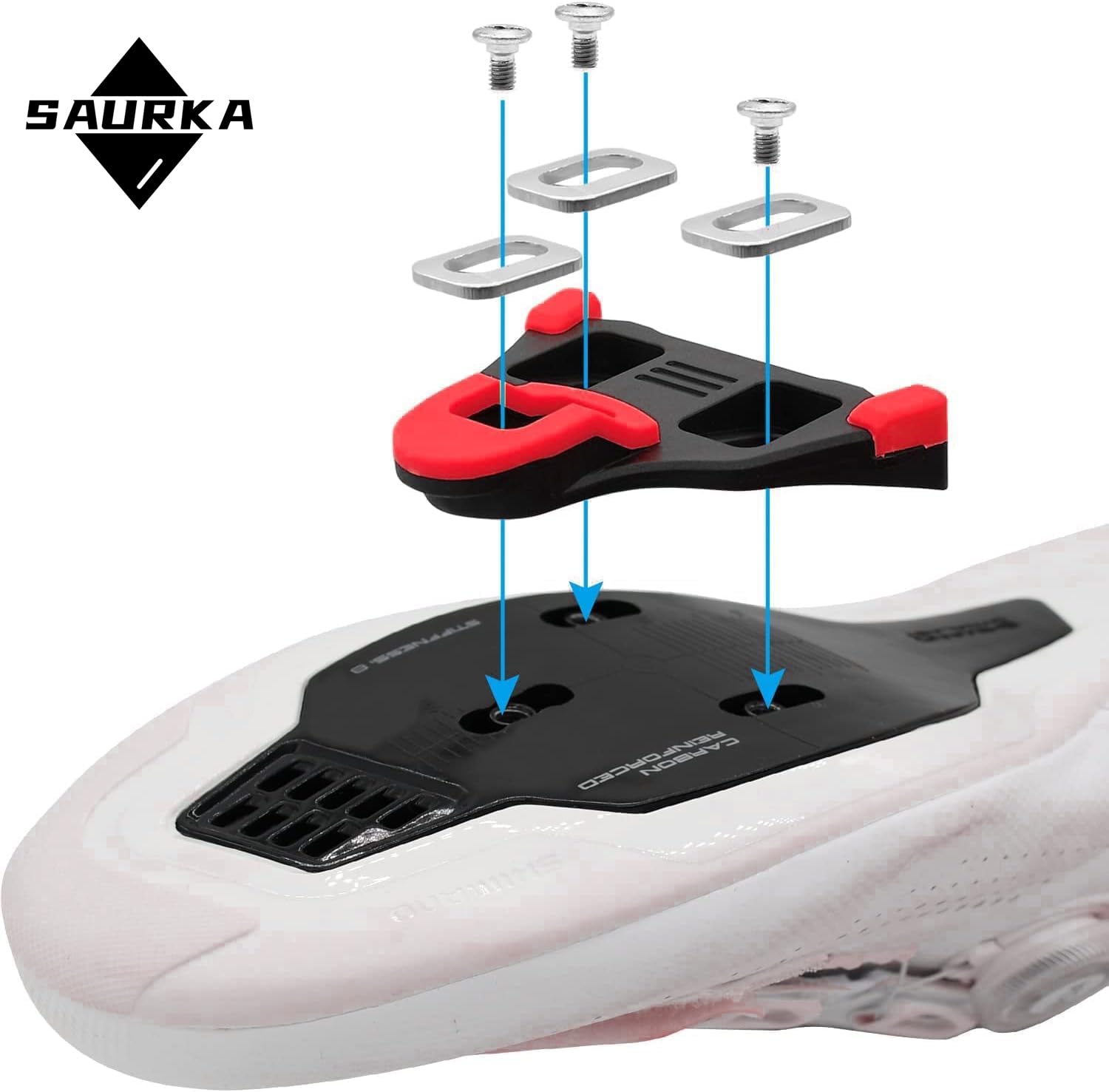 Amazon.com : Saurka Road Bike for SPD-SL Cleats for Shimano for